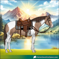Horse Color:Classic Champagne Tobiano 