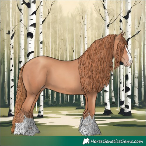Horse Color:Gold Champagne