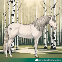 Horse Color:Perlino 