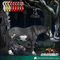 Horse Color:Black Frame