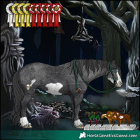 Horse Color:Black Frame 