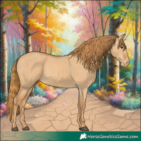 Horse Color:Red Dun Varnish