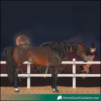 Horse Color:Brown 