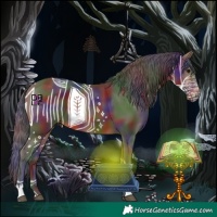 Horse Color:Nacre Brown 