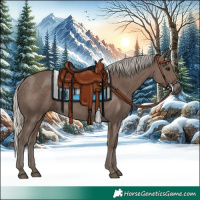 Horse Color:Silver Black