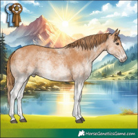Horse Color:White Spotted Chestnut Rabicano