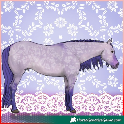 Horse Color:Watercolor Bay Ice Dun 