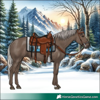 Horse Color:Silver Black 