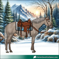 Horse Color:Silver Grullo 
