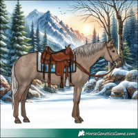 Horse Color:Silver Grullo 