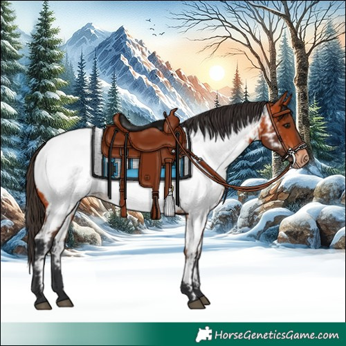 Horse Color:Bay Appaloosa 