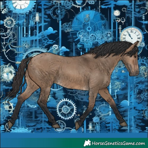 Horse Color:Brown Dun