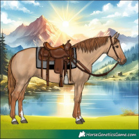 Horse Color:Red Dun Rabicano