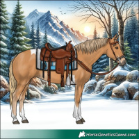 Horse Color:Chestnut Tobiano Rabicano 