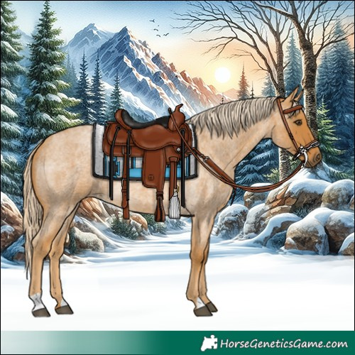 Horse Color:Palomino Roan 