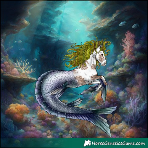 Horse Color:Painted White Spotted Classic Champagne 