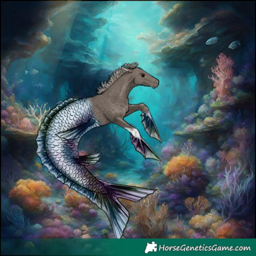 Horse Color:Silver Black Tobiano 