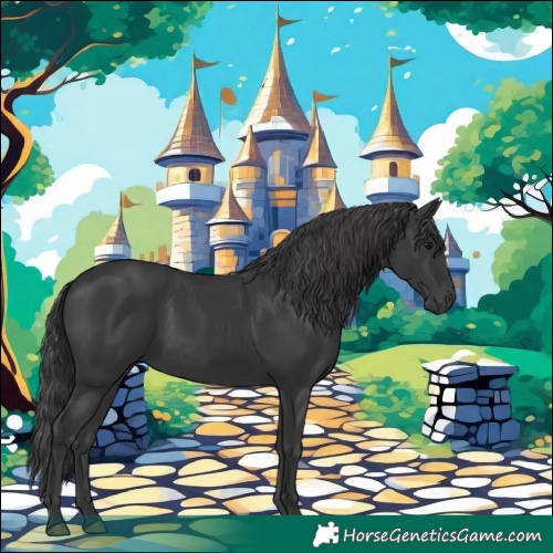Horse Color:Black 