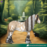 Horse Color:Buckskin Dun Skewed Appaloosa