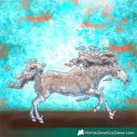 Horse Color:Amber Champagne Splash 
