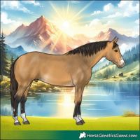 Horse Color:Buckskin 