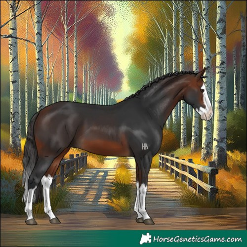 Horse Color:Bay Splash 