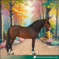 Horse Color:Bay 