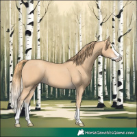 Horse Color:Gold Champagne Splash 