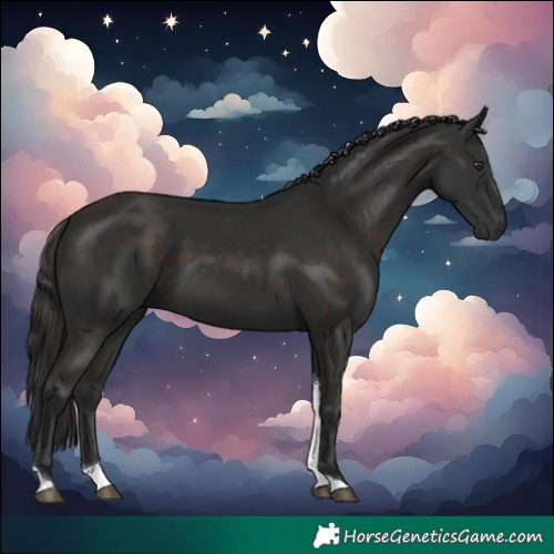 Horse Color:Liver Chestnut Tobiano
