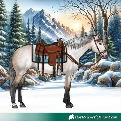 Horse Color:Gray Buckskin 