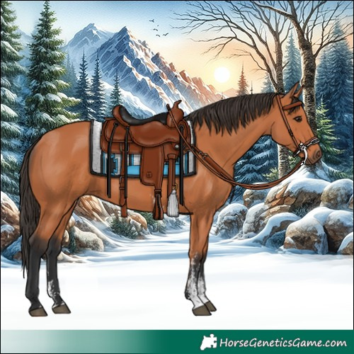 Horse Color:Bay Sabino 