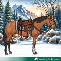 Horse Color:Bay Sabino 