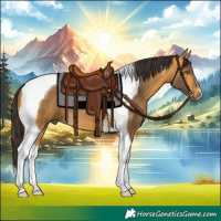 Horse Color:Buckskin Tobiano