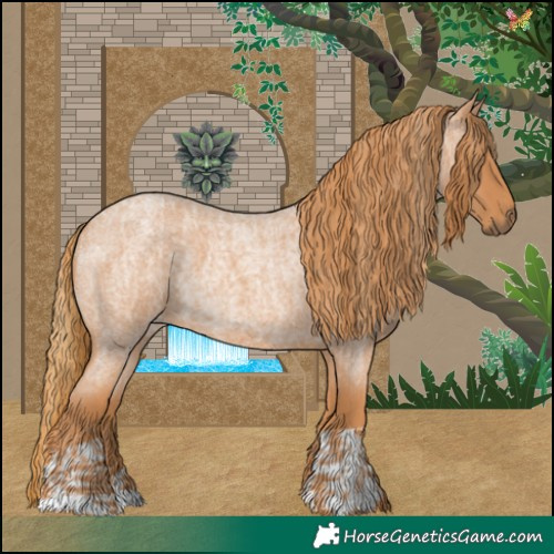 Horse Color:Red Roan  and Red Roan 