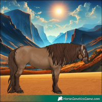 Horse Color:Gray Red Dun 
