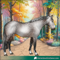 Horse Color:Gray Bay 
