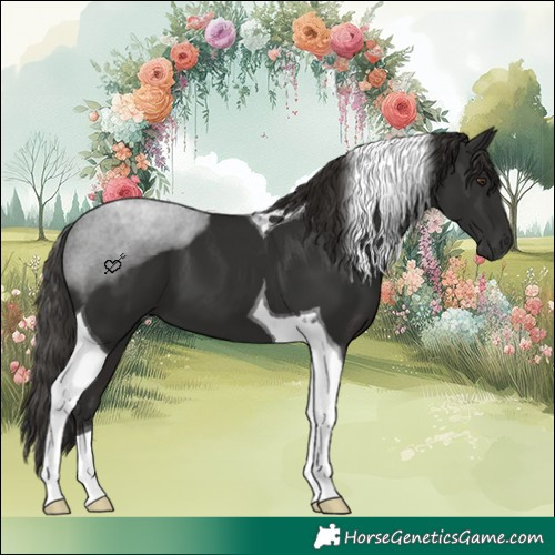 Horse Color:Liver Chestnut Tobiano