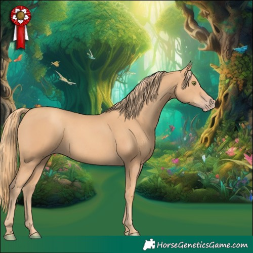 Horse Color:Gold Champagne 