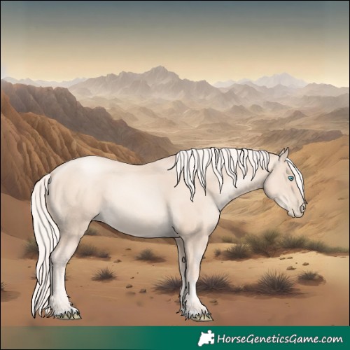 Horse Color:Gold Cream Champagne Pearl 