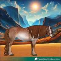 Horse Color:Gray Chestnut and Gray Chestnut