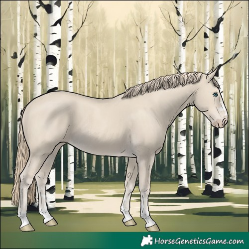 Horse Color:Smoky Creme 