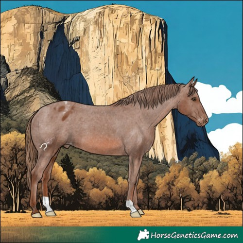Horse Color:Chestnut Appaloosa