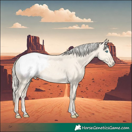 Horse Color:Cremello Dun Appaloosa 