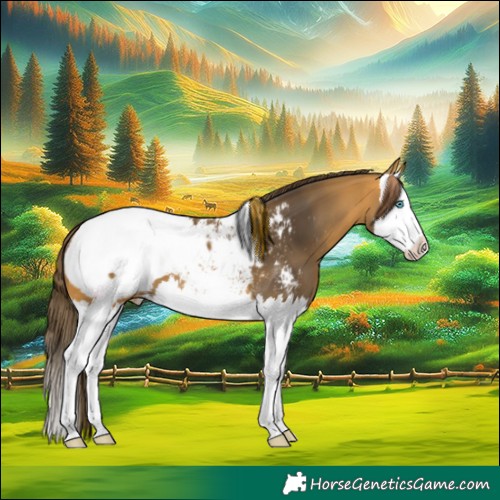 Horse Color:Buckskin Splash Appaloosa 
