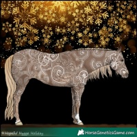 Horse Color:Chocolate Palomino Ice 