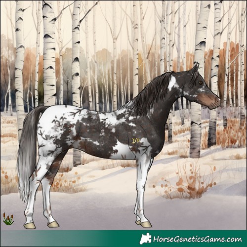 Horse Color:Liver Chestnut Tobiano