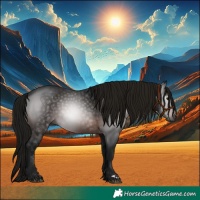 Horse Color:Gray Bay 