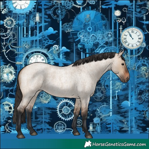 Horse Color:Bay Roan Dun