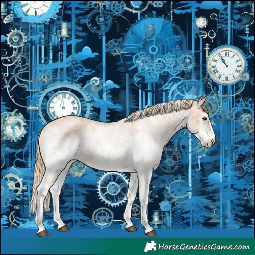 Horse Color:White Spotted Chestnut 