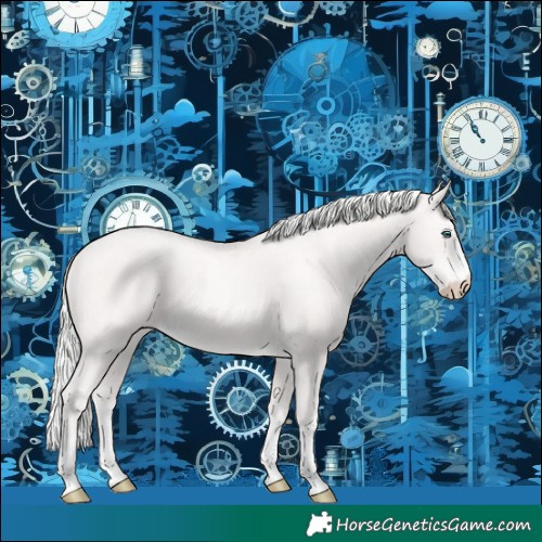 Horse Color:Cremello 